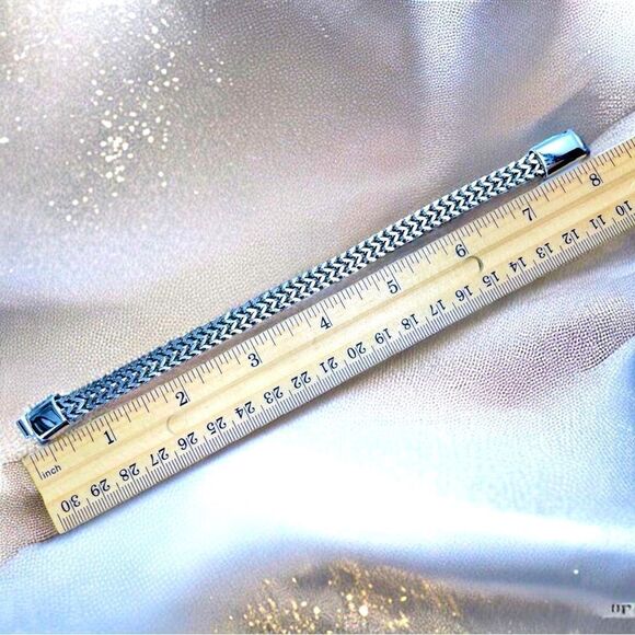 Men’s Stainless Steel l Bracelet l Magnetic Closure l Unisex l 8” l New - Picture 6 of 10